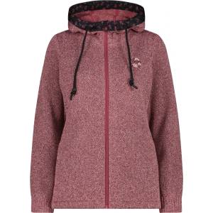 CMP Дамско поларено яке Cmp Women's Jacket Fix Hood Jacquard Knitted 35H1656 Fleece jacket - Peony - размер 36 (EU) (105-6204-0212)