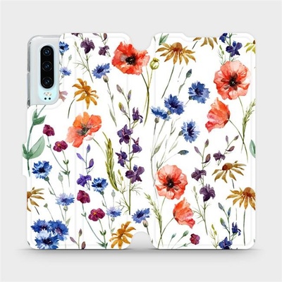 Mobiwear flip pouzdro Huawei P30 Pro MP04S Luční kvítí