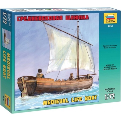 Zvezda Medieval Life Boatstredoveký záchranný čln 1:72