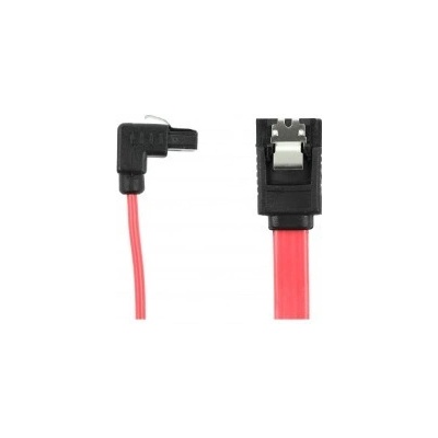 Accura SATA III - SATA III 0.3m uhlový červený ACC2202