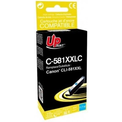 Compatible Мастилница UPRINT CLI-581 XXL, CANON PIXMA TS9150/TS6151/TS8152/TS6150, Cyan (LF-INK-CAN-CLI581C-XXL-U)