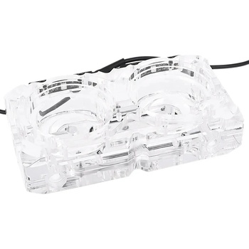 Image 1 of Alphacool Адаптер приставка с вътрешна и външна резба Alphacool Eisdecke D5 Dual Acrylic Attachment 3x 1/4 (AC-1014107)