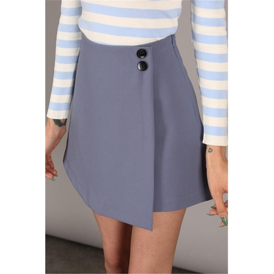Madmext Дамска къса пола - Индиго #328833 (328833_Индиго)