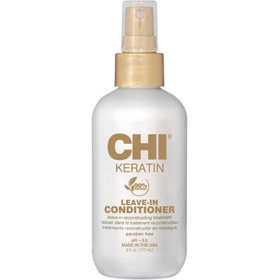 CHI keratin leave - in conditioner Кератинов подхранващ балсам без изплакване с коприна 177 мл (chi0215)