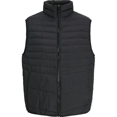 Jack & jones Потник Jack & jones State Puffer Plus Size vest - Black (Black)