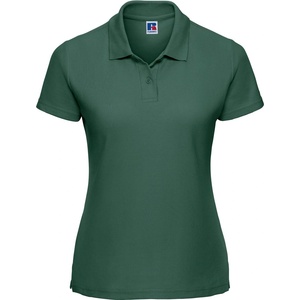 Russell Athletic 539f / Дамска поло тениска с къс ръкав - бутилково зелена 4xl (10539f54014)