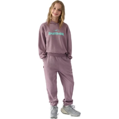 4F JUNIOR-TROUSERS-JWAW24TTROF754-51S-VIOLET
