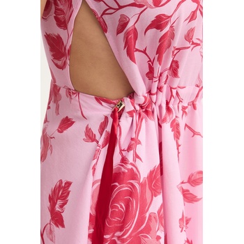 Fracomina лятна рокля с добавен лен (FS26SD2012W622K9)