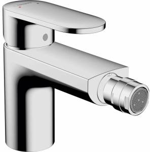 Hansgrohe Едноръкохватков смесител за биде Hansgrohe Vernis Blend, гланциран хром, с изскачащ вентил (71210000)