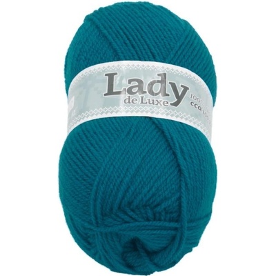 Bellatex Příze LADY de Luxe 100g / 238 m Modrozelená