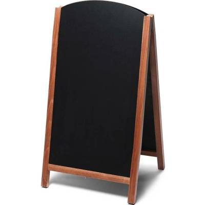 Jansen Display Reklamní áčko s křídovou tabulí 68x120, světle hnědá, 680 x 1223 mm