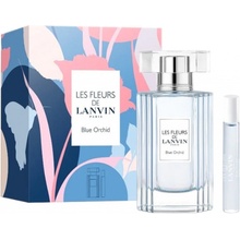 Lanvin Les Fleurs Blue Orchid toaletní voda 50 ml + toaletní voda miniatura 7,5 ml, dárková sada pro ženy