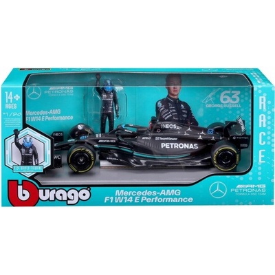 BBURAGO MODEL Formuly 1 Mercedes AMG W14 GEORGE RUSSELL 18-28037 1:24