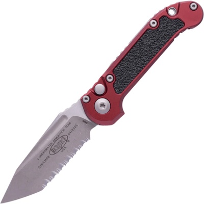 Microtech LUDT GEN III T/E APOCALYPTIC FULL SERRATE MERLOT 1136-12APMR