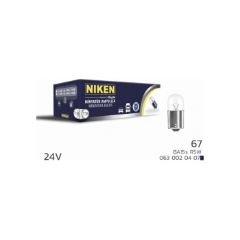 NIKEN Крушки niken 67 - 10 БР/КУТИЯ - 24v 5w