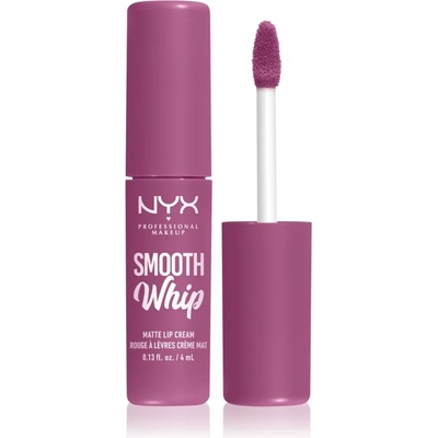 NYX Cosmetics Smooth Whip Matte Lip Cream кадифено червило с изглаждащ ефект цвят 19 Snuggle Sesh 4ml