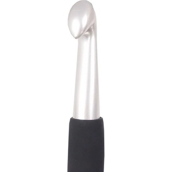 Černý kovový háček 12 mm