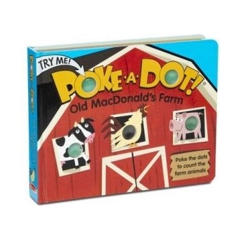 Melissa & Doug - Интерактивна книжка със звуци на английски език - Натисни бутон - Фермата на стария Макдоналд (41341_1)