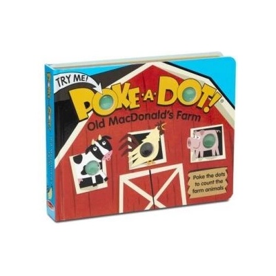 Melissa & Doug - Интерактивна книжка със звуци на английски език - Натисни бутон - Фермата на стария Макдоналд (41341_1)