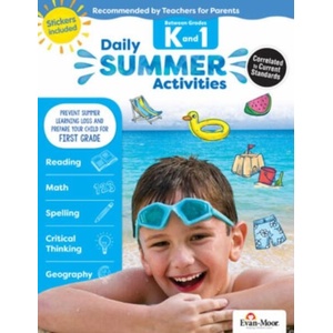Daily Summer Activities: Moving from Kindergarten to 1st Grade, Grades K-1 | Evan-Moor Educational Publishers (ISBN: 9781629384832)