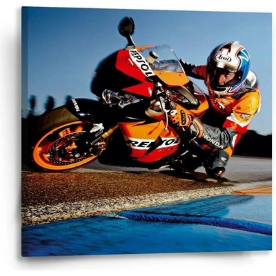 Sablio Obraz Motorkář 2 - 50x50 cm