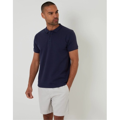 Threadbare Блуза с яка Threadbare Men's Rocco Short-Sleeve Polo Shirt - Navy