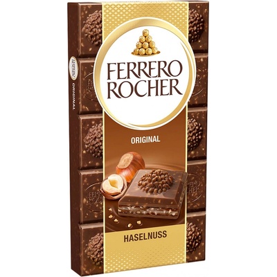 Ferrero Rocher Čokoláda mliečna 90 g