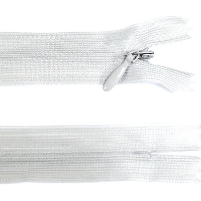 Spirálový zip no.3 skrytý nerozepínací 60cm - více barev color: 709 holubí šedá