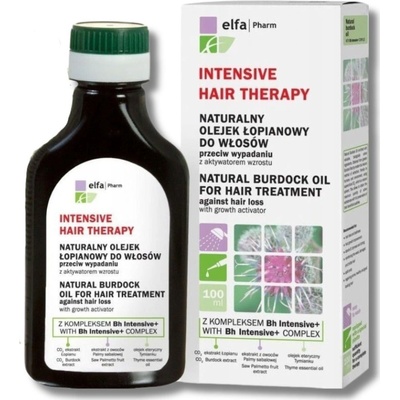 Intensive Hair Therapy Bh Intensive+ olej proti padaniu vlasov s rastovým aktivátorom Natural Burdock Oil 100 ml