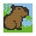 Bright Toys Мозайка с пиксели Bright Toys, 24x24 пиксела - Капибара (BT24002)