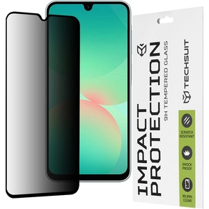 Techsuit Протектор за Samsung Galaxy A26 5G - 111D Privacy Full Glue - черен (KF2344560)