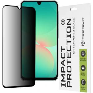 Techsuit Протектор за Samsung Galaxy A26 5G - 111D Privacy Full Glue - черен