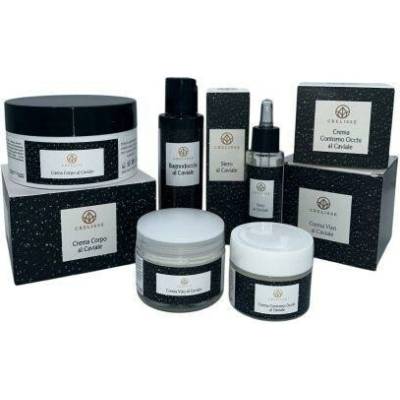 Imperya Crelisse Kaviár telový krém 250 ml + pleťový krém 50 ml + očný krém 30 ml + sérum 30 ml + sprchový gél 100 ml