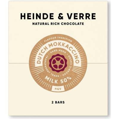 Heinde & Verre 50% mléčná čokoláda Dutch Mokkaccino Milk 70 g