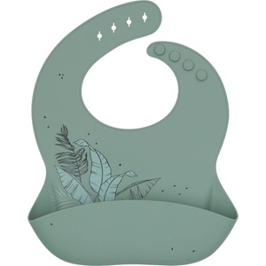 Kikkaboo Лигавник Platinum Silicone Flora Sage (31302050038) - tary
