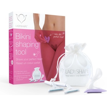 Ladyshape Heart šablona na holení klínu