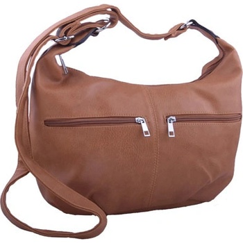 Sun-bags dámská kabelka s kapsičkami tmavě hnědá