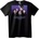 NOONEBRAND Тениска Ultraviolet група албум - XS, Black