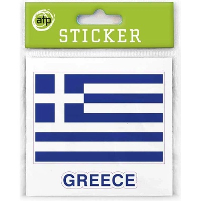 ATP - samolepka řecká vlajka (GREECE)