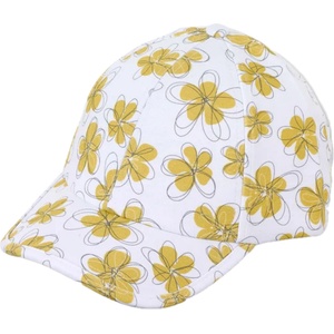 Sterntaler Бейзболна шапка с UV 50+ защита Sterntaler - Бяла с цветя, 51 cm, 18-24 м (1422303-500) - baby