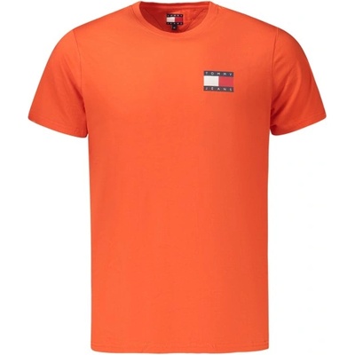 Tommy Hilfiger Мъжка тениска с къс ръкав tommy hilfiger, Размер m, Цвят Оранжево (dm0dm20740_arxm2)