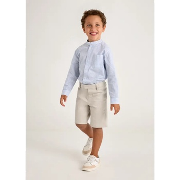 Mayoral Бермуди slim suiting в бледо бежов цвят за мини момче Майорал