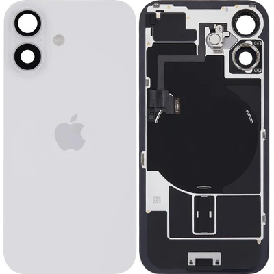 Zadné sklo s MagSafe magnetom, NFC a Flex káblom svietidla iPhone 16 (UK / EU) – Originálny OEM – biele IPH2335