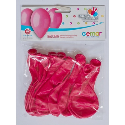 SMART BALLOONS Balónek obyčejný červený