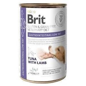 Brit Veterinary Diets Gastrointestinal-Low Fat за кучета с храносмилателни разстройства с Риба Тон и агнешко месо 400 g