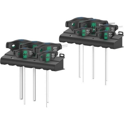 Wera Zástrčné klíče Hex-Plus s T-rukojetí 454/10 HF Set Imperial 1 sada 12 dílů s přidržovací funkcí 023451