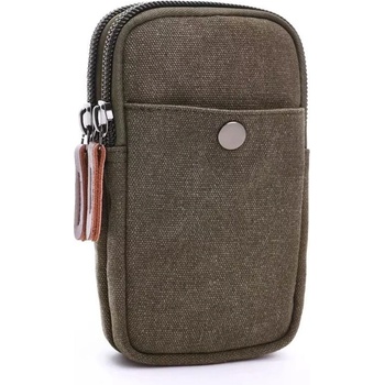 Canvasio plátené Puzdro na opasok Outdoor Zelené