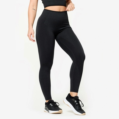 Domyos Dámske fitness legíny bezšvové čierne