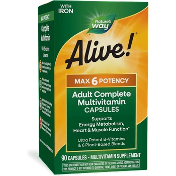 Nature's Way Алайв Мултивитамини (без желязо) 90 V капсули | Nature’s Way (15092)