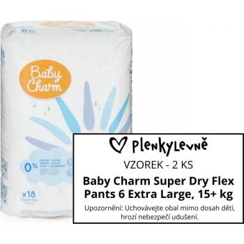 Baby Charm Super Dry Flex Pants 6 Extra Large 15+ kg 2 ks